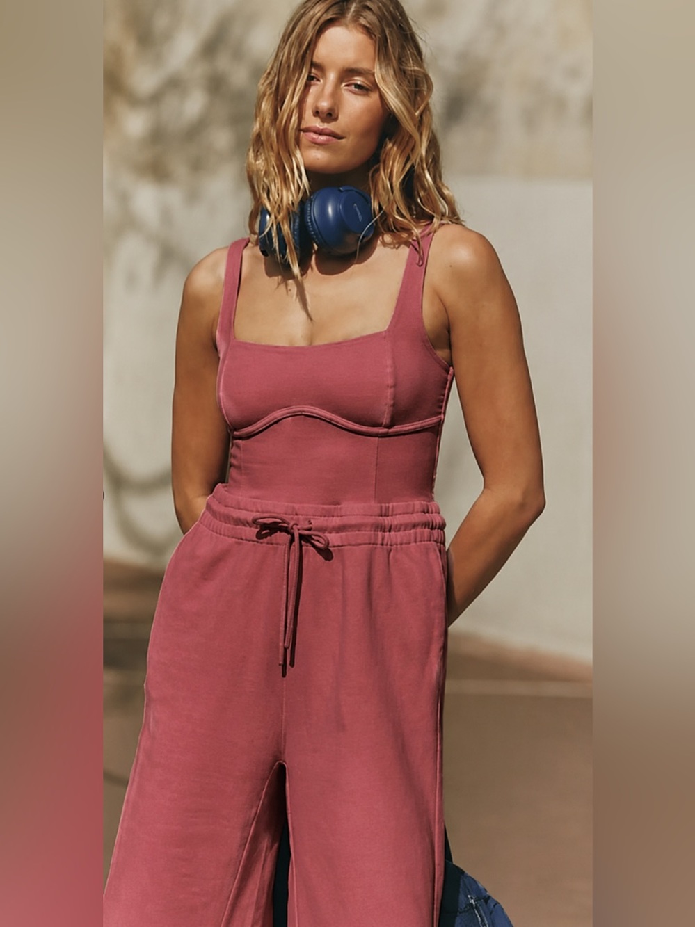 FP Movement| ‘Inbound’ Corset Inspired Wide Leg Onesie
